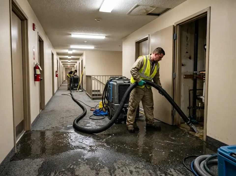 multi-unit-apartment-hallway-f-005 — frequently asked questions, Emergency Burst Pipe Water Extraction & Removal in Oklahoma